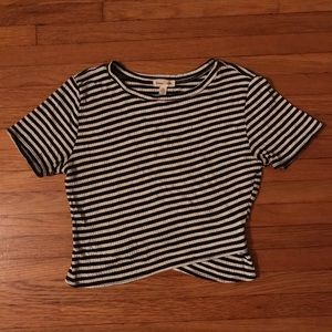 Urban Outfitters Silence + Noise Striped Crop Top